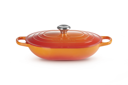 Oblong Bräter aus Gusseisen