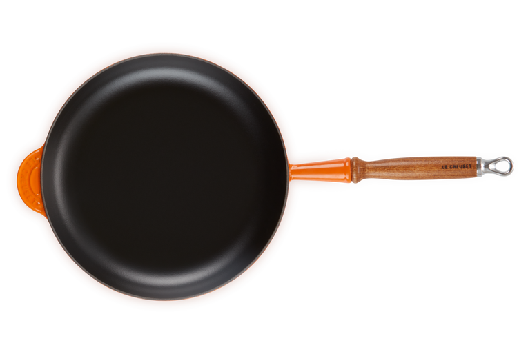 Bratpfanne Mit Holzgriff Aus Gusseisen Le Creuset Schweiz Suisse