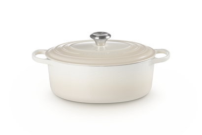 Cocotte ovale en fonte émaillée