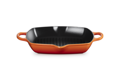 Hohe quadratische Grillpfanne aus Gusseisen