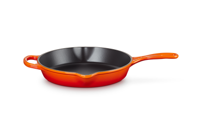 Skillet rond profond en fonte émaillée