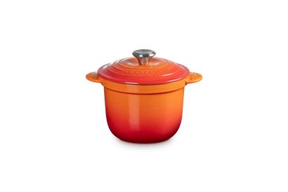 Cocotte Every en fonte émaillée avec couvercle intérieur en céramique 
