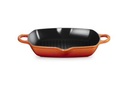 Hohe quadratische Grillpfanne aus Gusseisen