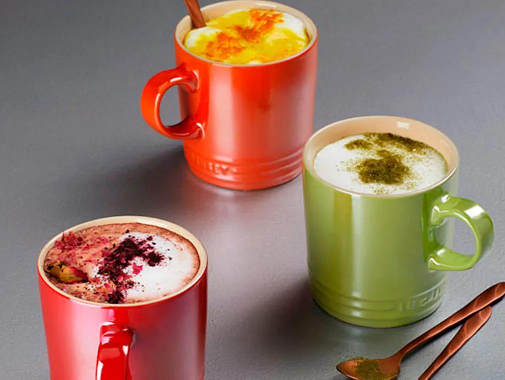 Latte-Macchiato-Dreierlei