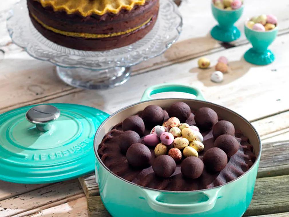 Simnel cake au chocolat