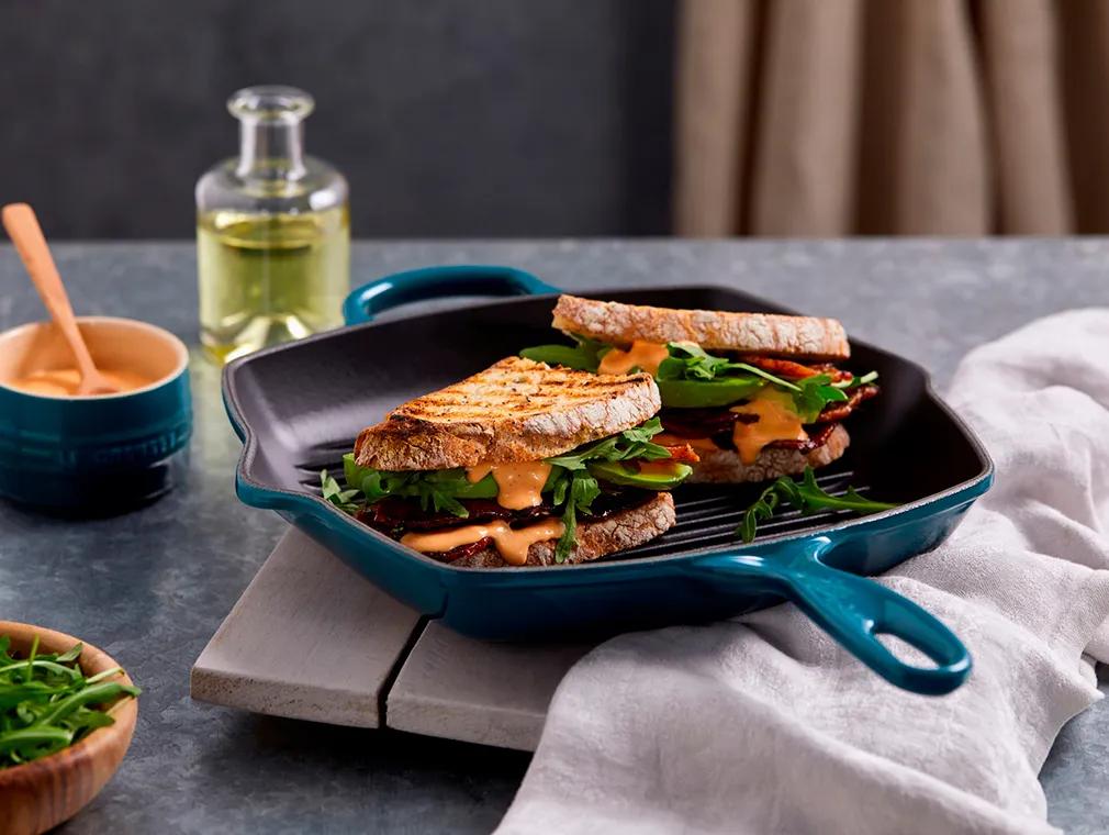 Sandwich au bacon façon Le Creuset