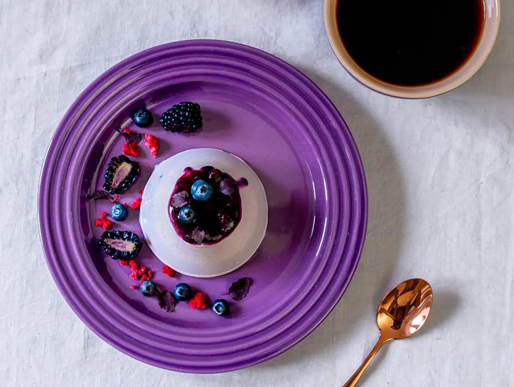 Panna cotta aux myrtilles
