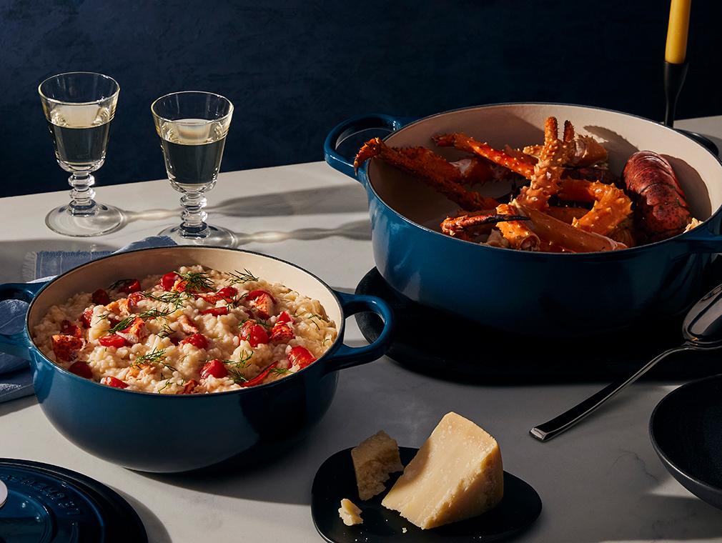 Hummer- und Krabben-Risotto