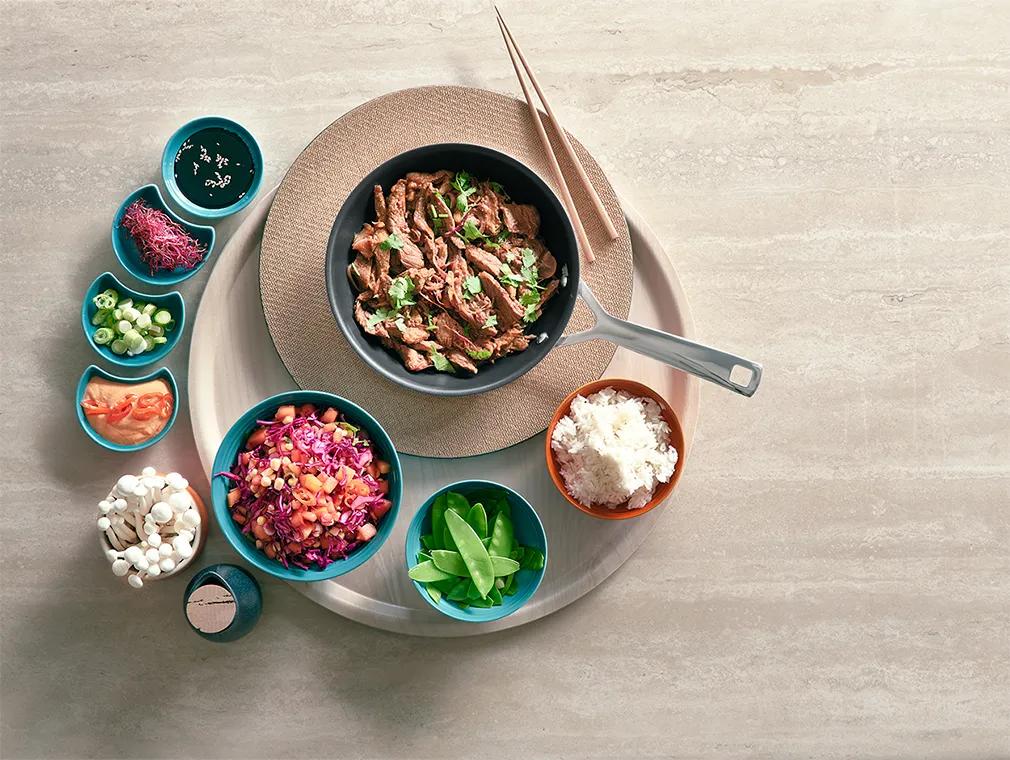 Beef Bulgogi and Asian Pear Slaw