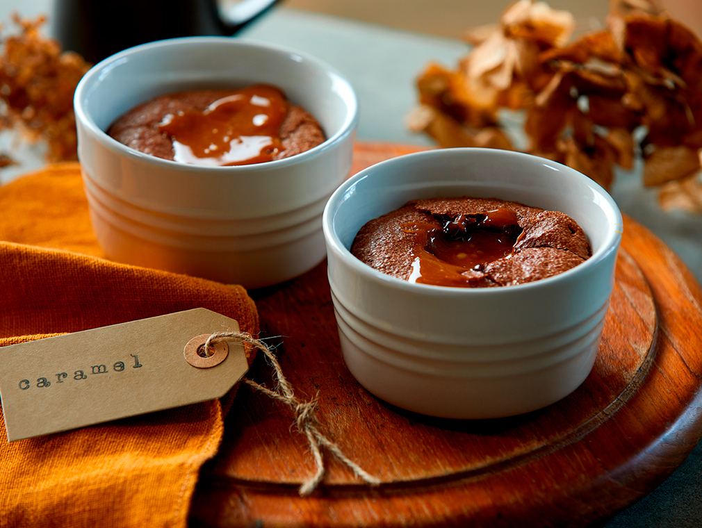 Fondant Chocolat et Caramel au Beurre Salé