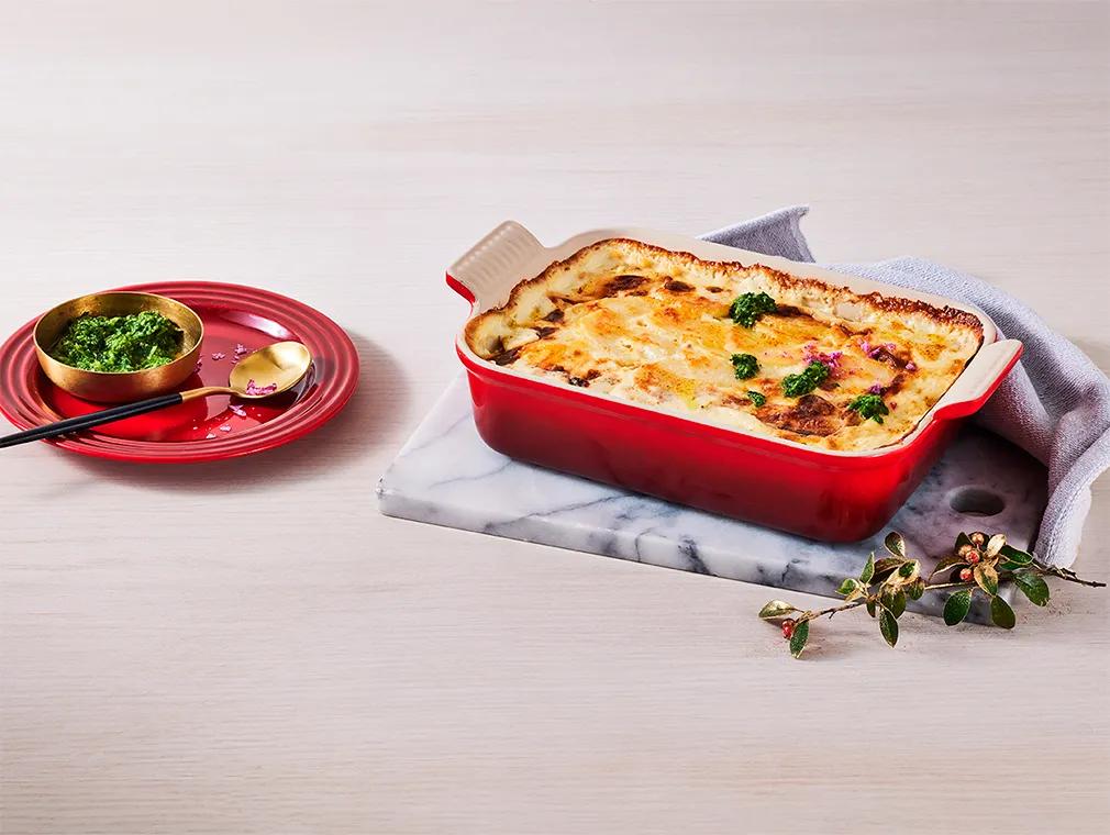 Pommes de terre gratinées au fromage onctueux