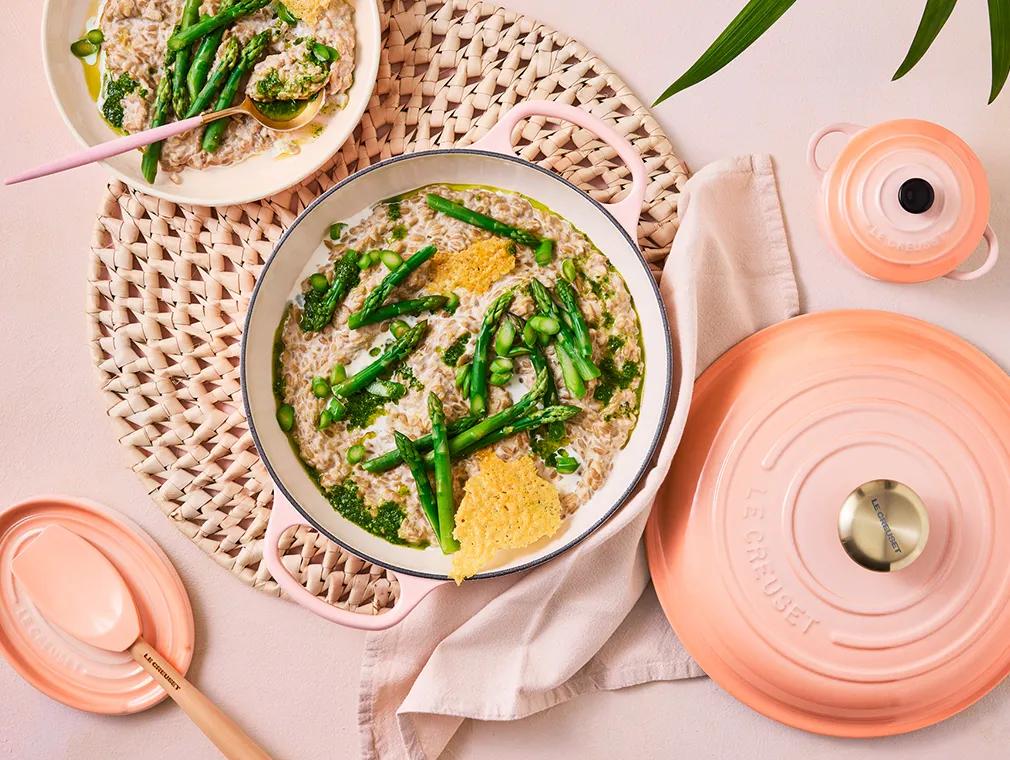 Sonnenblumenkern-Risotto mit Pesto