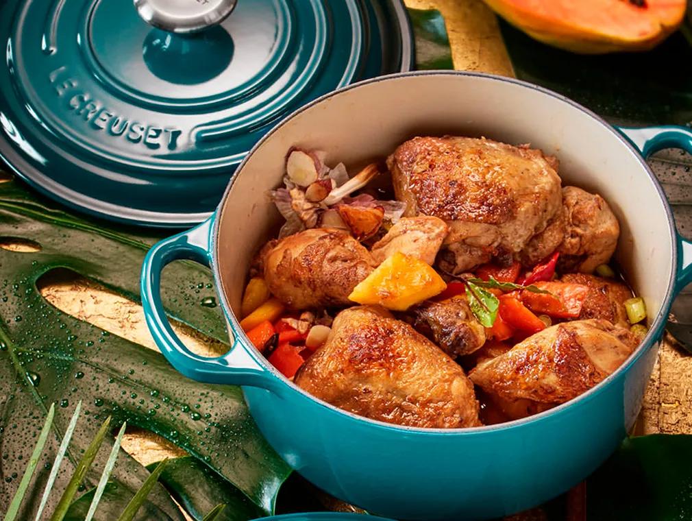 Ananas-Hähnchen-Adobo