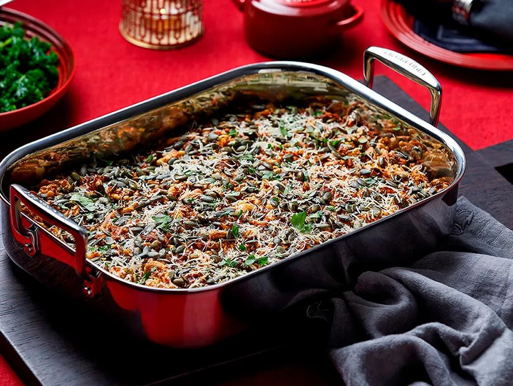 Rôti de Noix au Céleri et Patates Douces