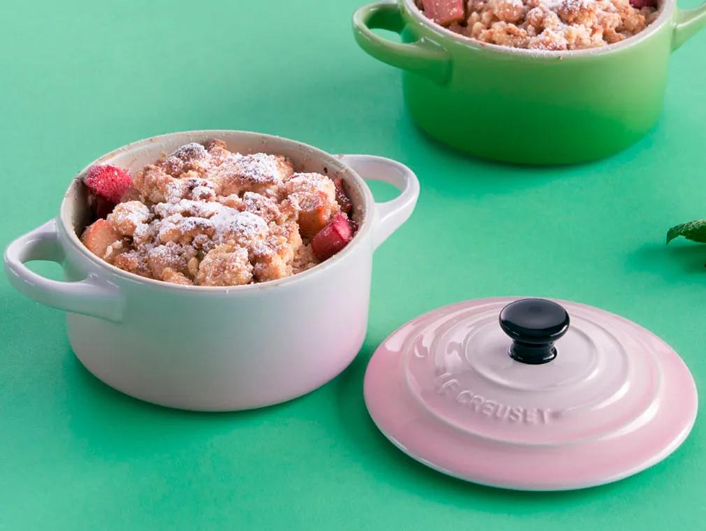 Crumble rhubarbe