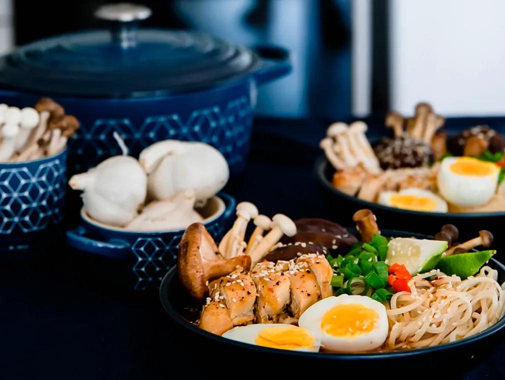 Ramen mit würzigem Hähnchen