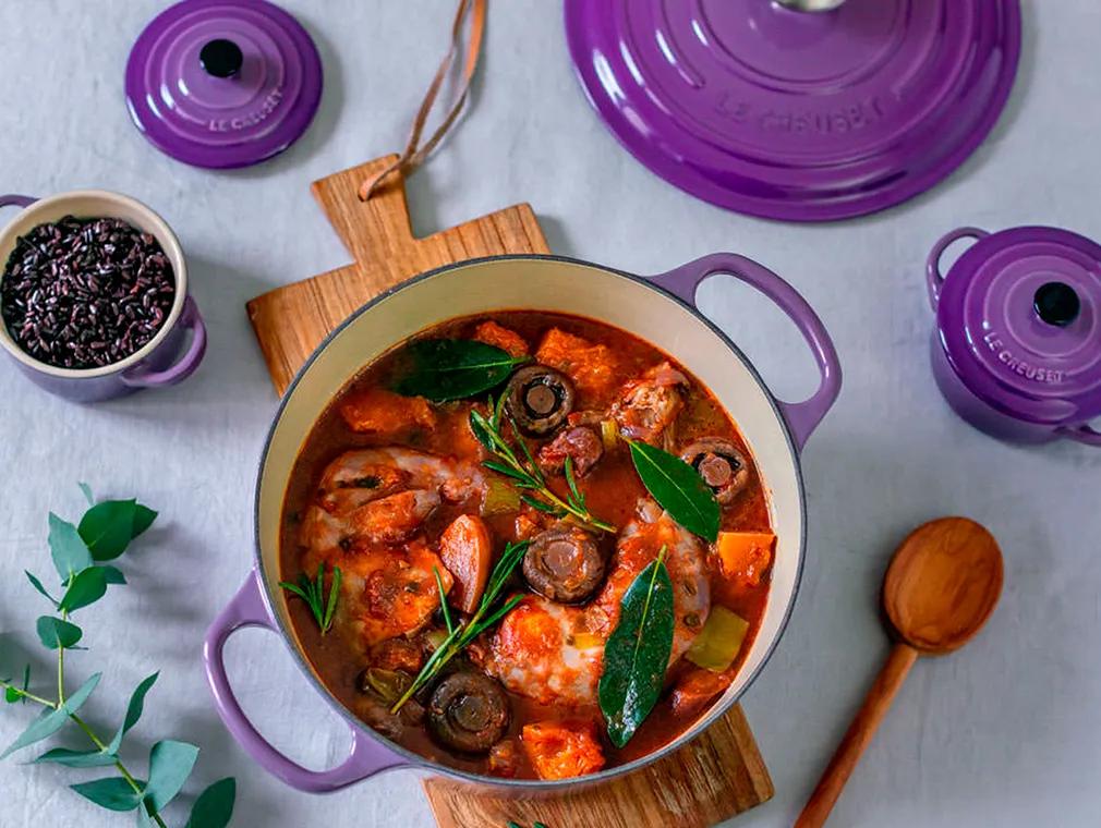 Mediterraner Hähncheneintopf mit Venere Reis