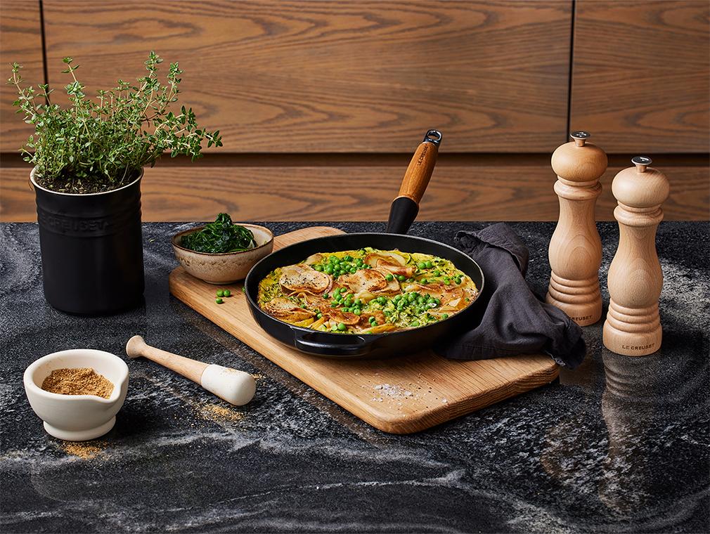 Grüne Kartoffeltortilla