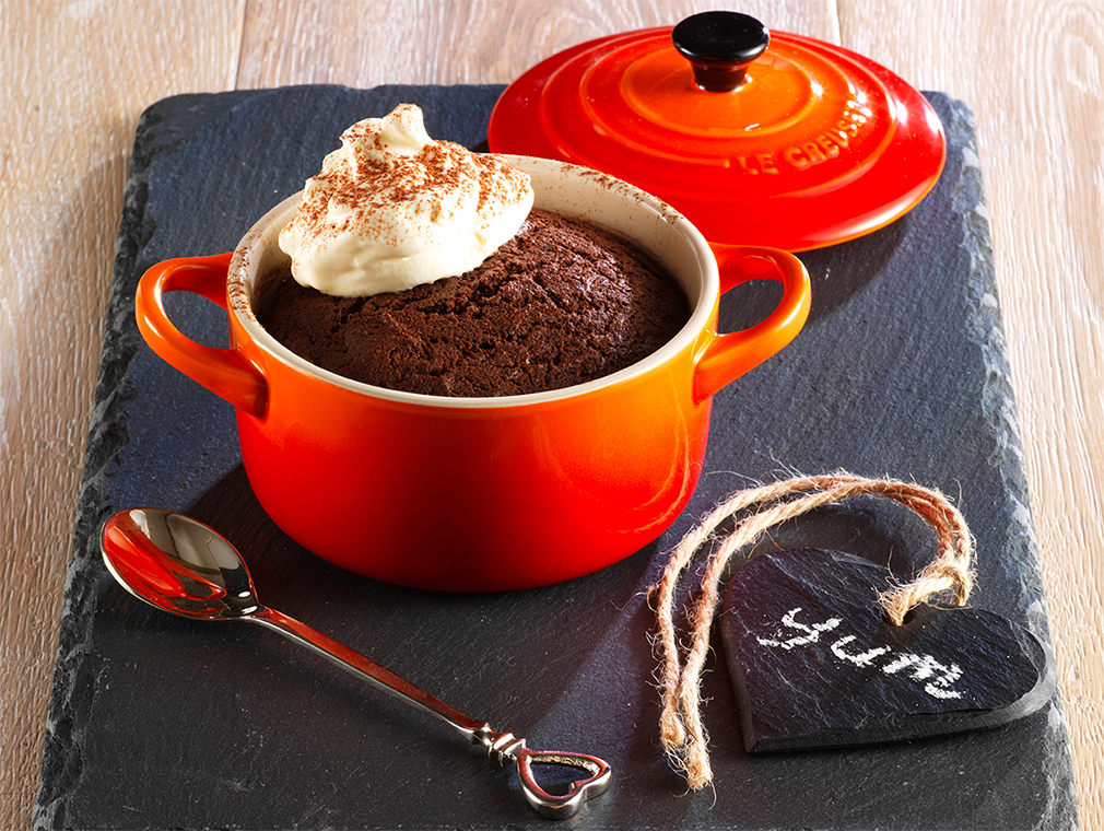 Gâteau volcan au chocolat