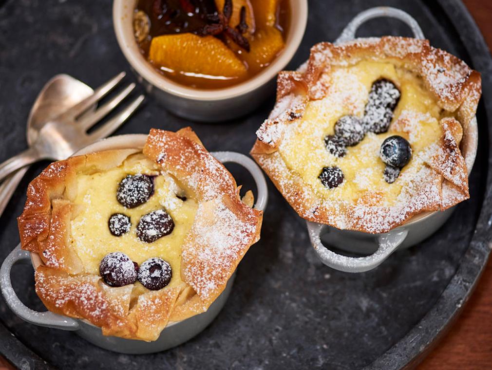 Beeren-Ricotta-Soufflé