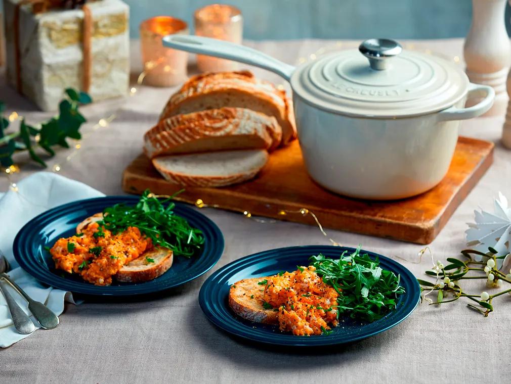 Rührei mit Rote-Beete-Lachs