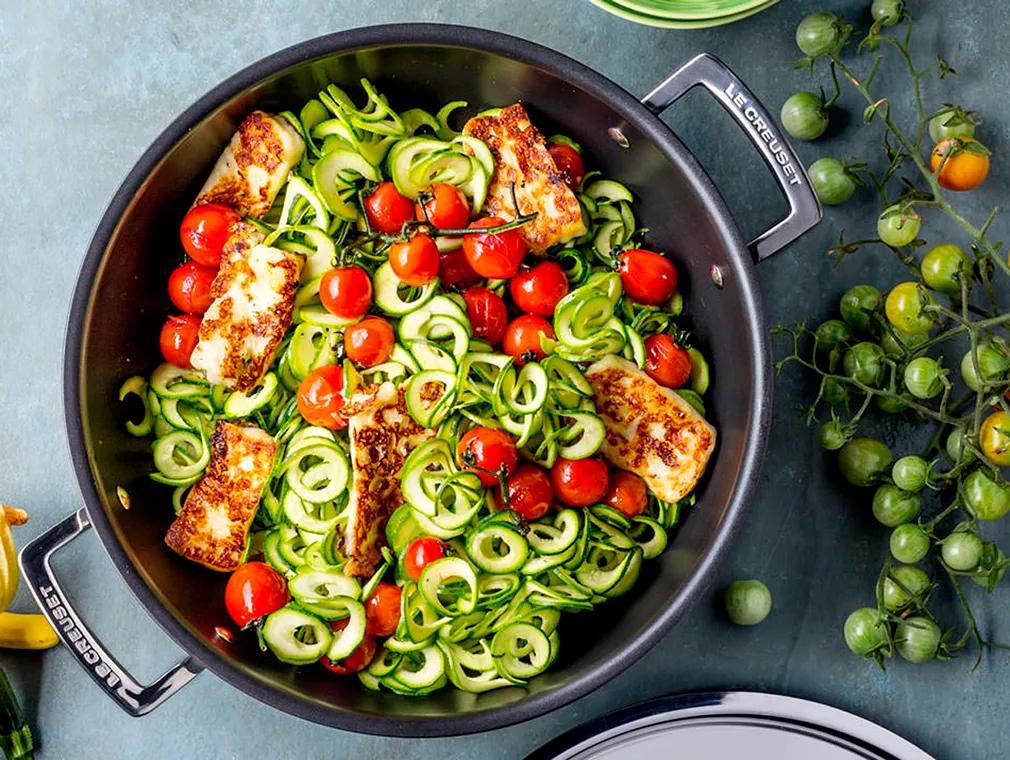 Tagliatelles de courgettes estivales
