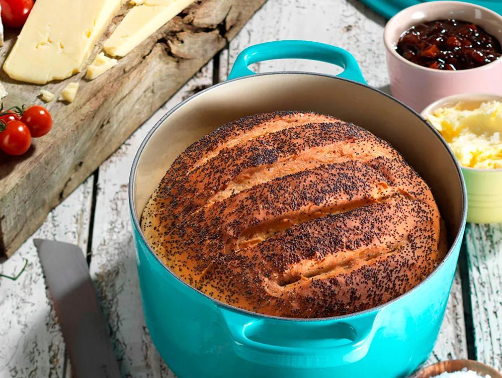 Weißbrot mit Mohnkruste